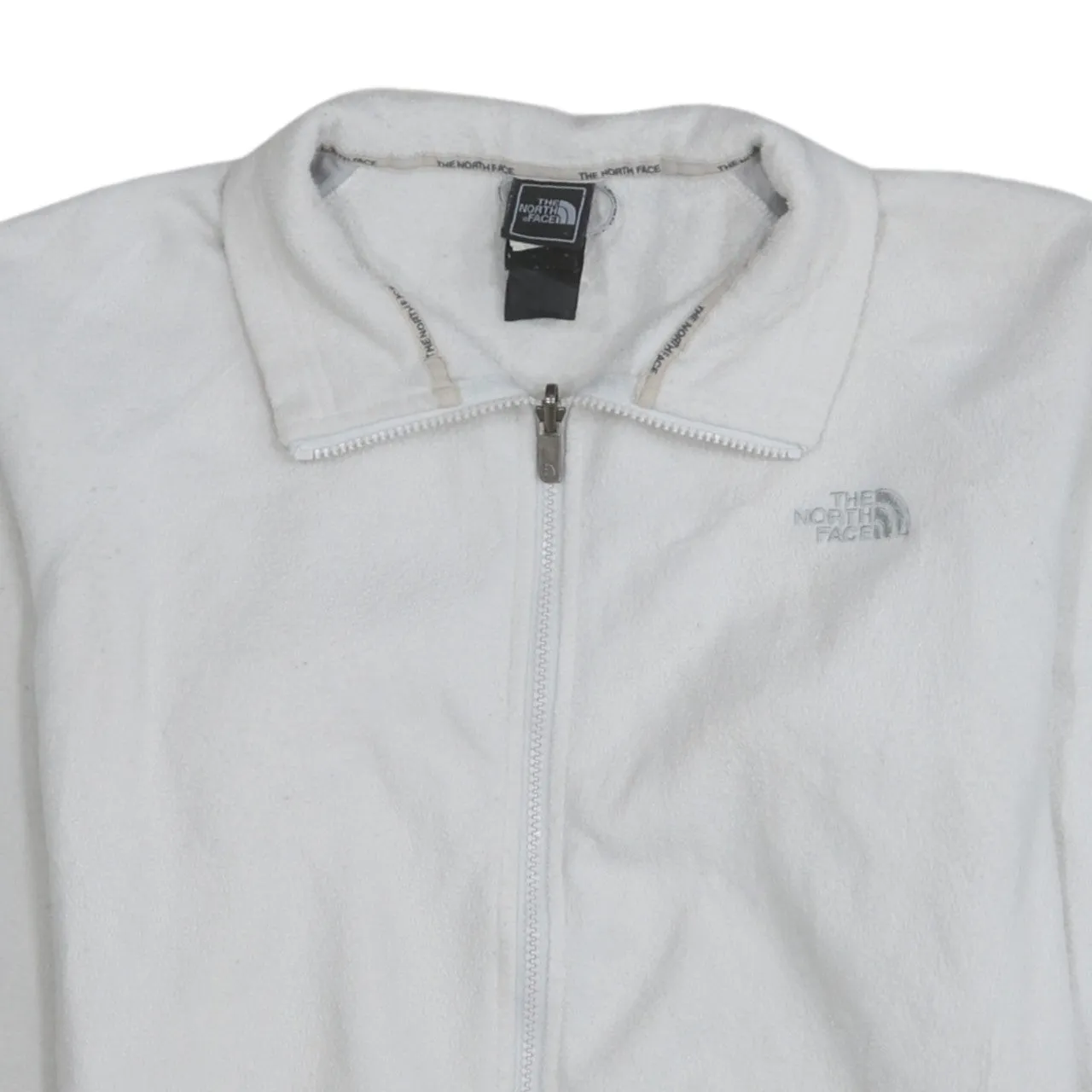 The North Face 90's Hiking Warm Full Zip Up Fleece Jumper Medium White sold by Vintage Club product image thumbnail 3