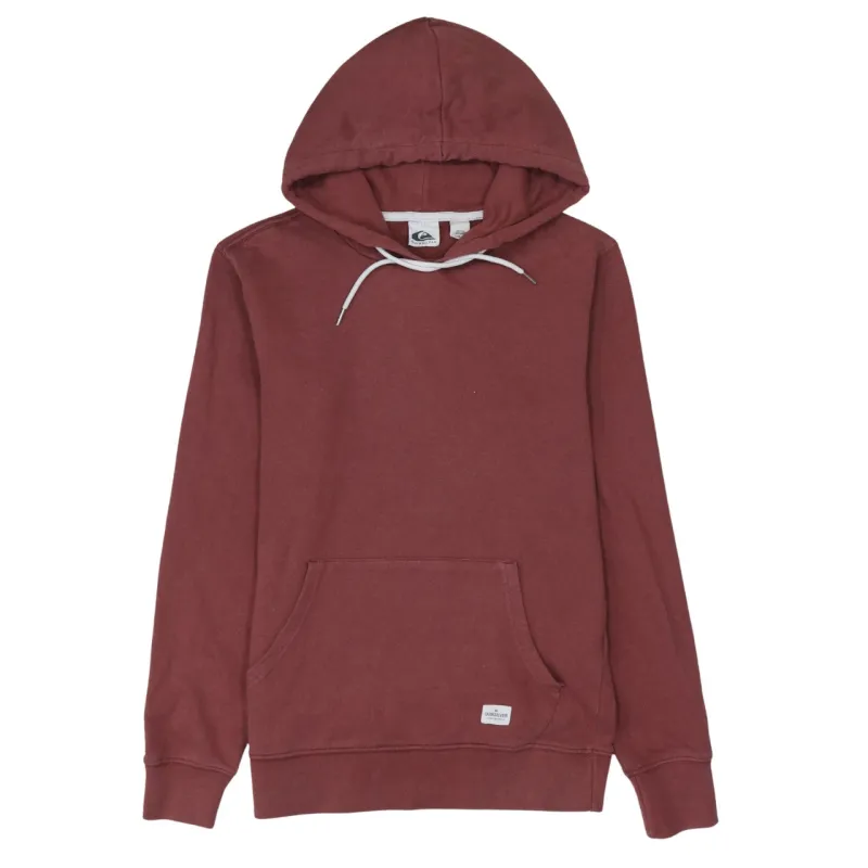 QuikSilver 90's Plain Pullover Hoodie XSmall Red sold by Vintage Club