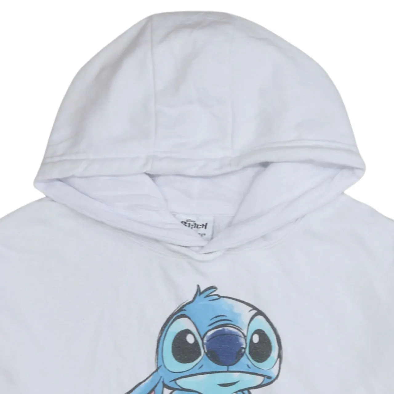 Disney 90's Stitch Pullover Hoodie XSmall White sold by Vintage Club product image thumbnail 3