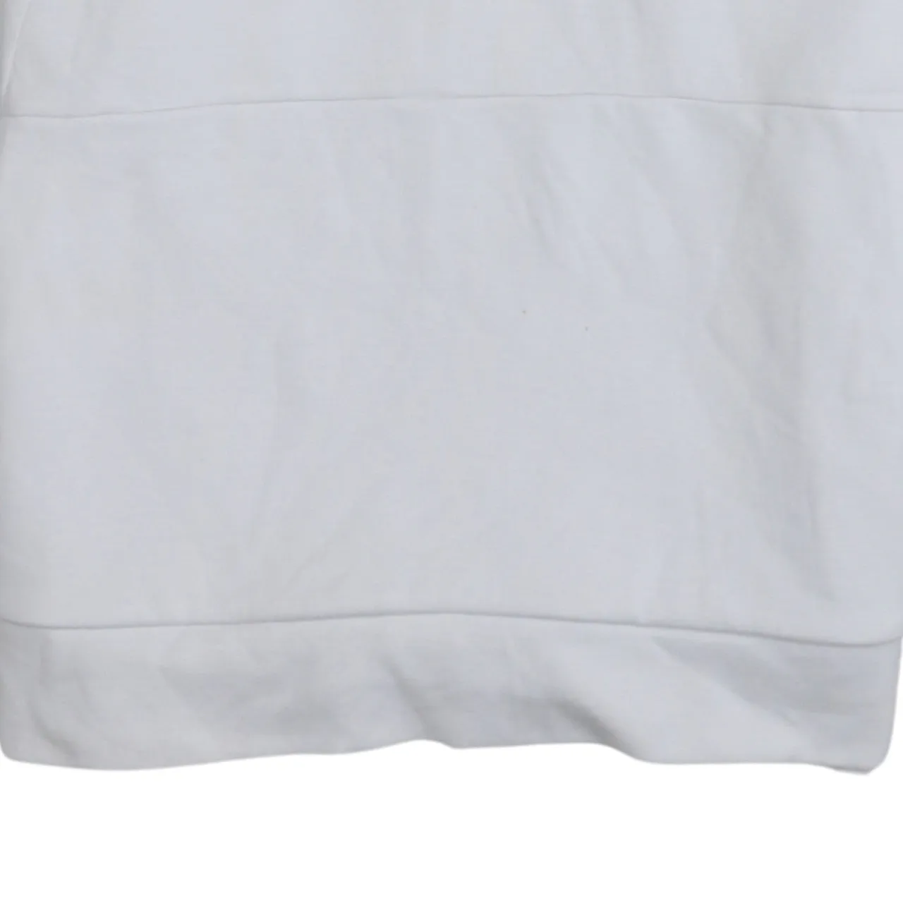 Reebok White Hoodie Men's Medium Printed Logo Drawstring Hood Long Sleeve Pullover Sweatshirt sold by Vintage Club product image thumbnail 4