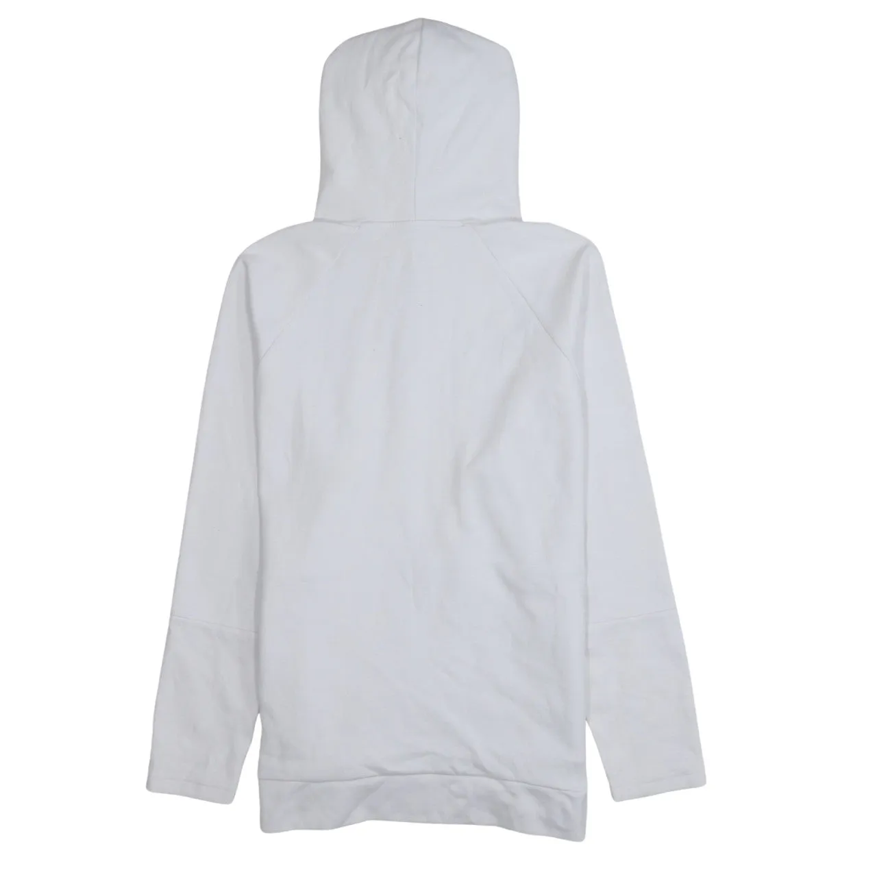 Reebok White Hoodie Men's Medium Printed Logo Drawstring Hood Long Sleeve Pullover Sweatshirt sold by Vintage Club product image thumbnail 2