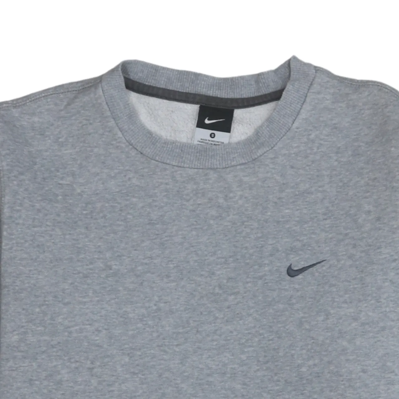 Nike 90's Swoosh Crew Neck Sweatshirt Small Grey sold by Vintage Club product image thumbnail 3