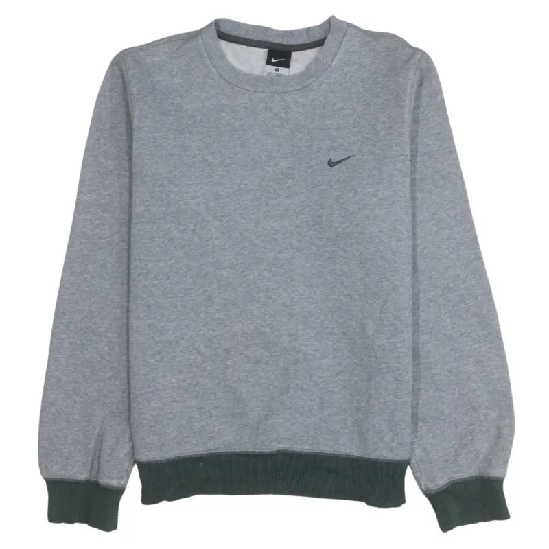 Nike 90's Swoosh Crew Neck Sweatshirt Small Grey sold by Vintage Club