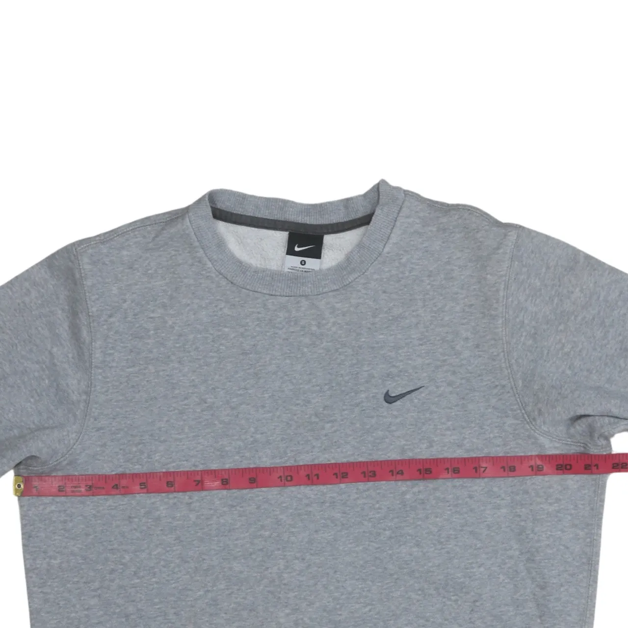 Nike 90's Swoosh Crew Neck Sweatshirt Small Grey sold by Vintage Club product image thumbnail 5