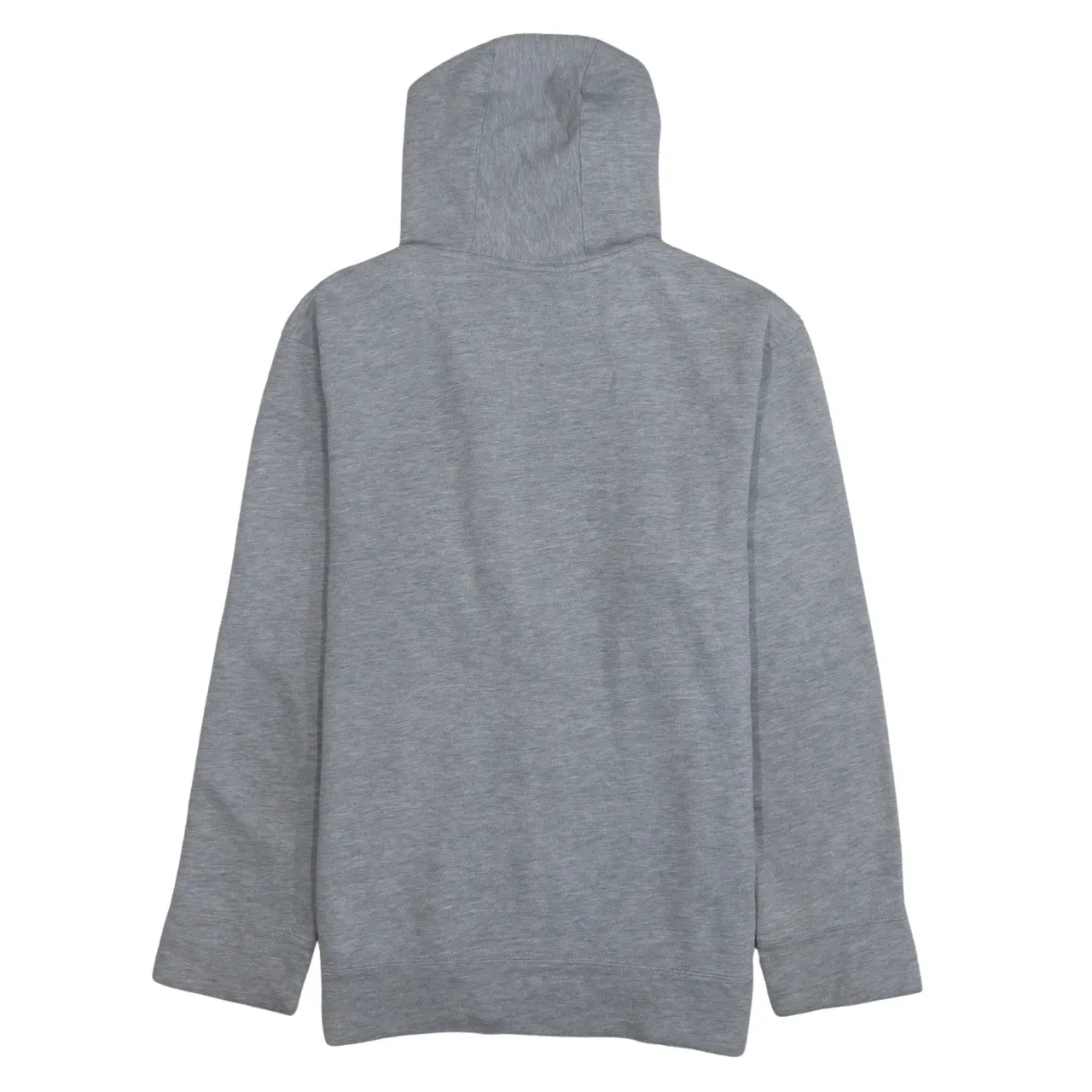 Lacoste Grey Zip Hoodie Women's Medium Embroidered Logo Split Kangaroo Pockets Sweatshirt sold by Vintage Club product image thumbnail 2