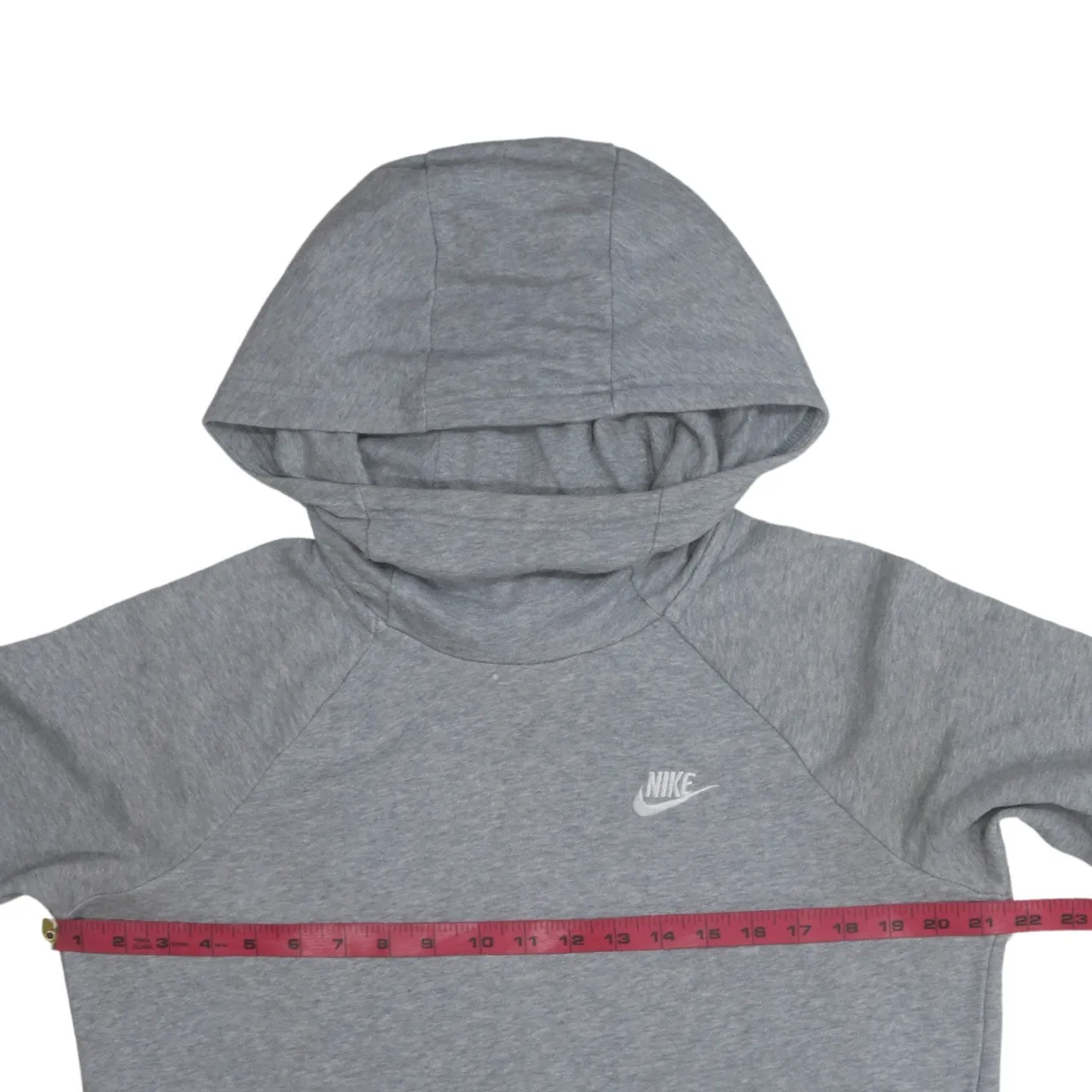 Nike 90's Swoosh Pullover Hoodie Medium Grey sold by Vintage Club product image thumbnail 5