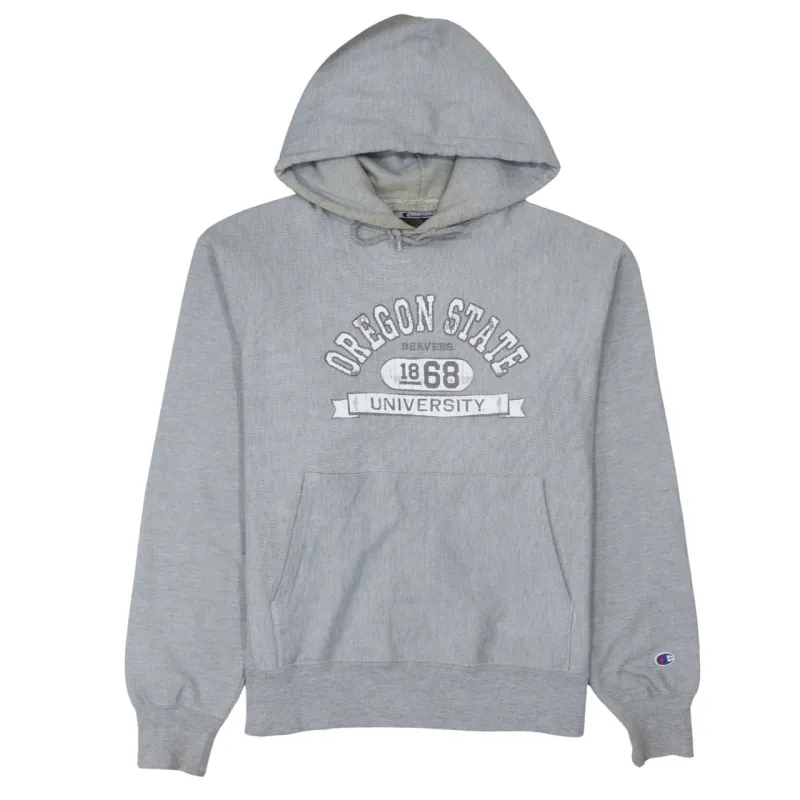 Champion 90's Oregan State University Pullover Hoodie Medium Grey sold by Vintage Club
