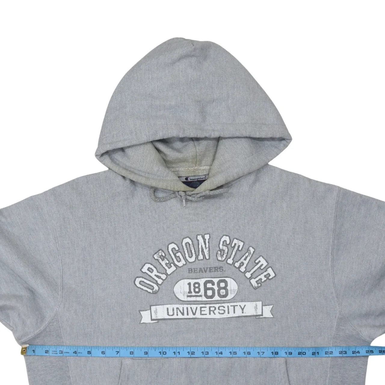 Champion 90's Oregan State University Pullover Hoodie Medium Grey sold by Vintage Club product image thumbnail 5