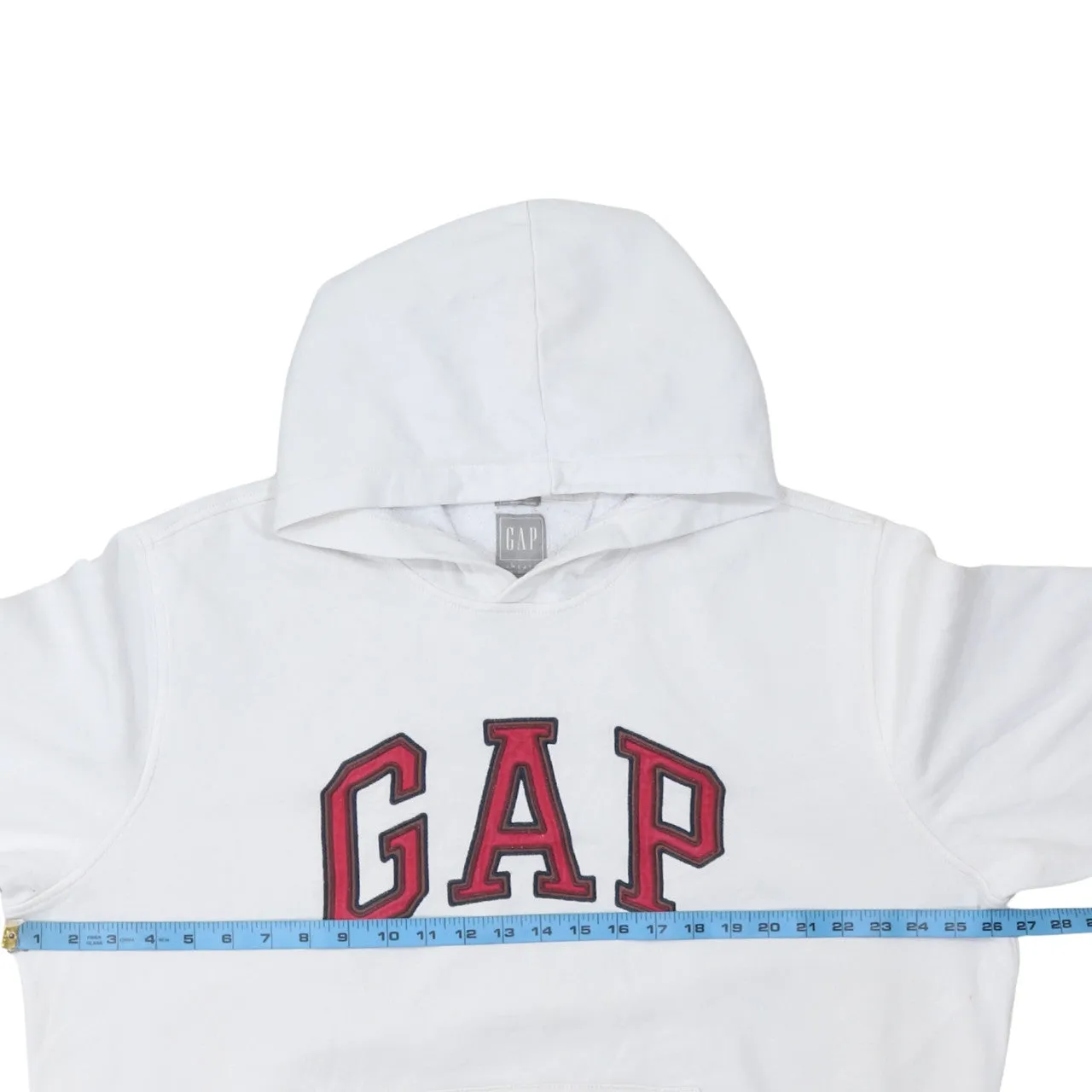 Gap 90's Spellout Pullover Hoodie XLarge White sold by Vintage Club product image thumbnail 5
