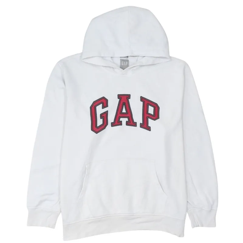 Gap 90's Spellout Pullover Hoodie XLarge White sold by Vintage Club