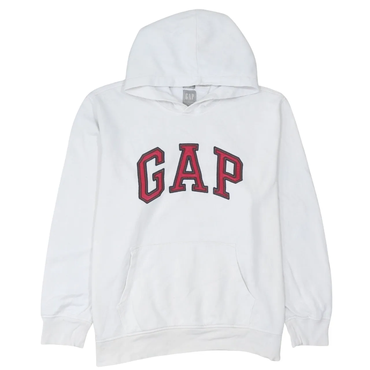 Gap 90's Spellout Pullover Hoodie XLarge White sold by Vintage Club