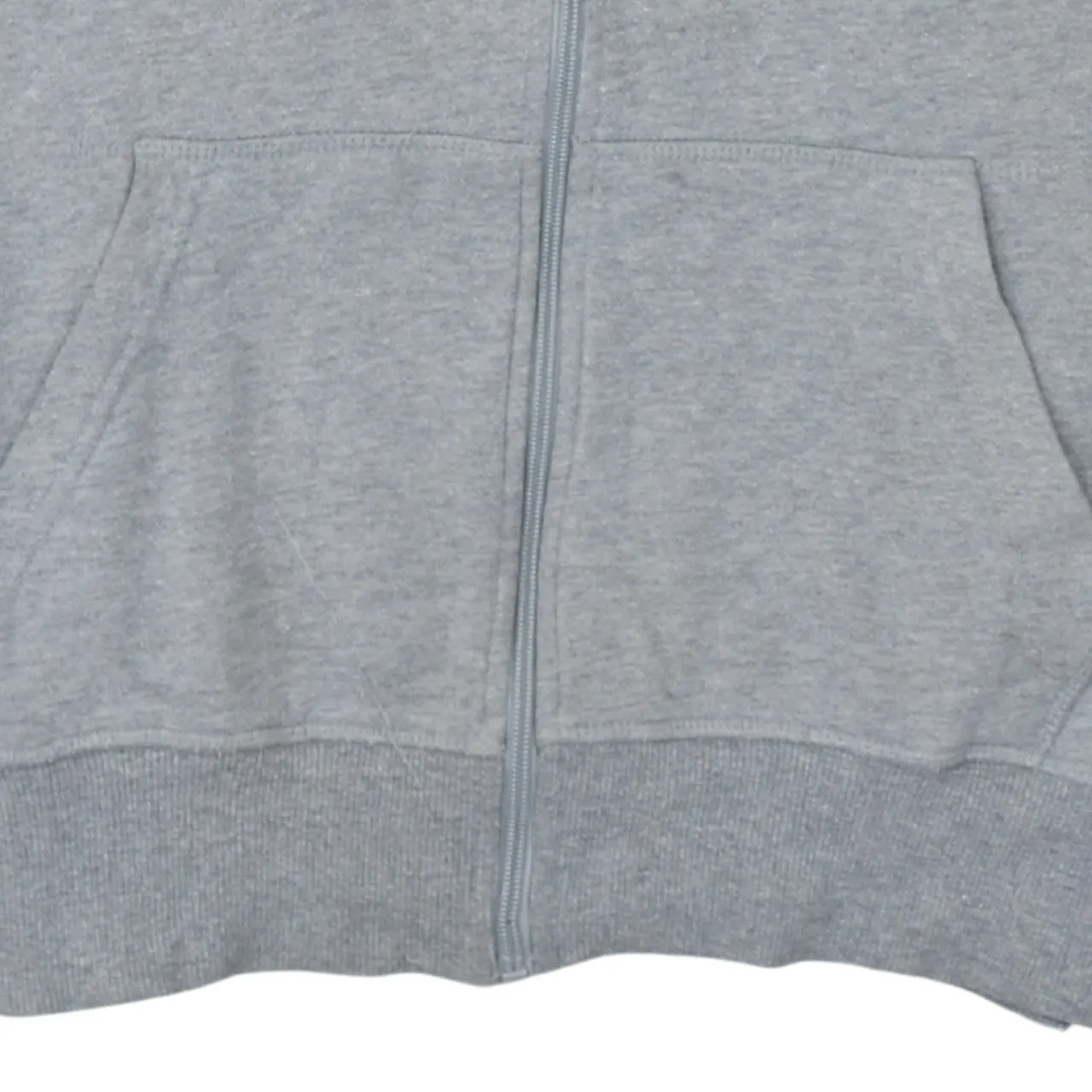 Ellesse Grey Zip Hoodie Men's Medium Embroidered Chest Logo Split Pocket Sweatshirt sold by Vintage Club product image thumbnail 4