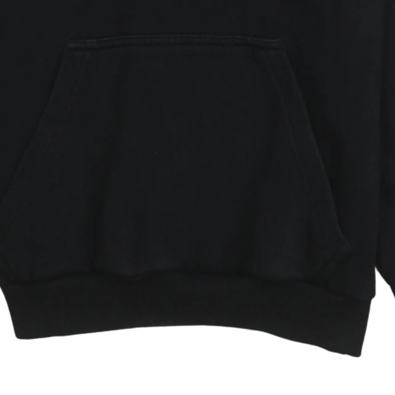 Adidas 90's Drawstring Pockets Pullover Hoodie Small Black sold by Vintage Club product image thumbnail 4