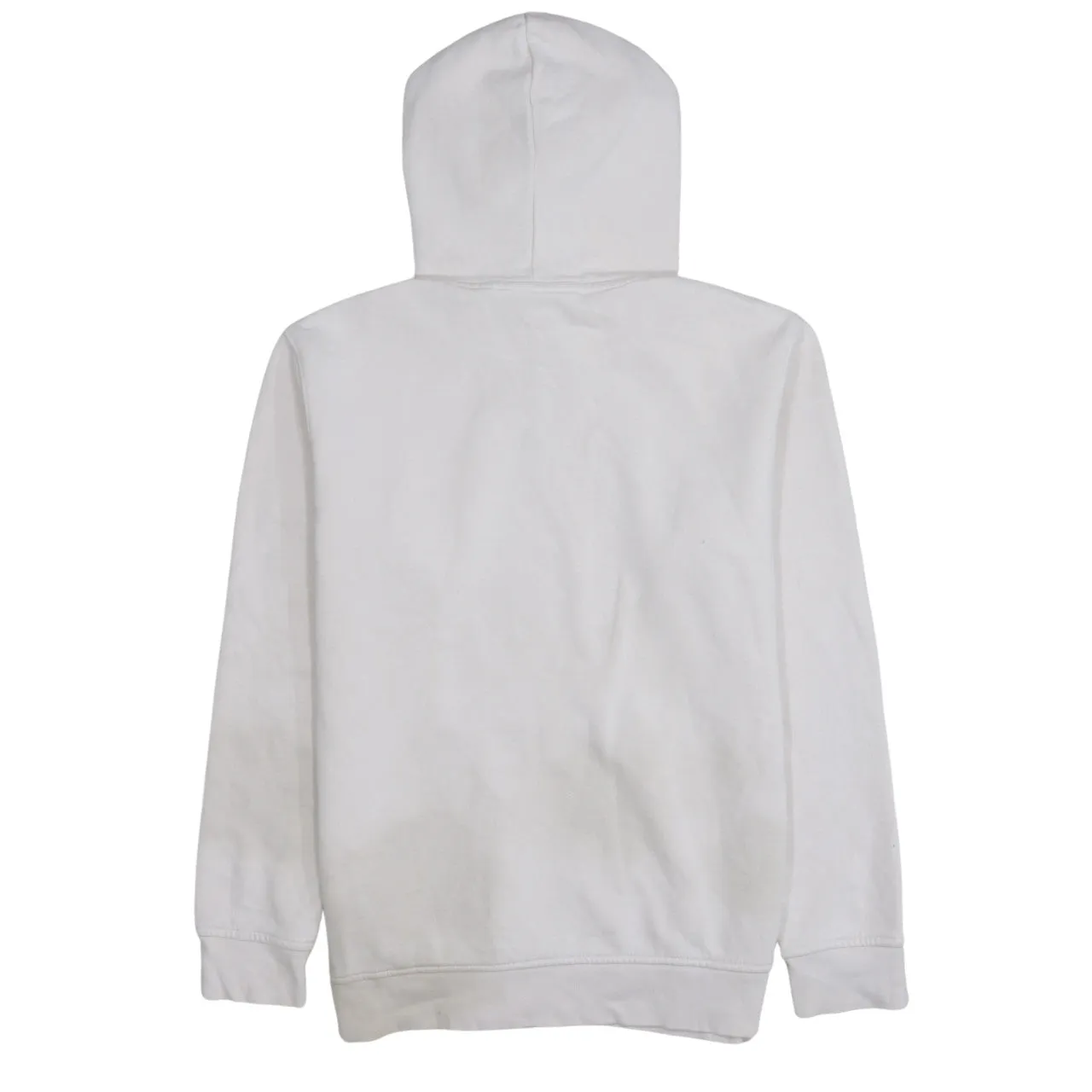 Adidas 90's Drawstring Pockets Pullover Hoodie Small White sold by Vintage Club product image thumbnail 2