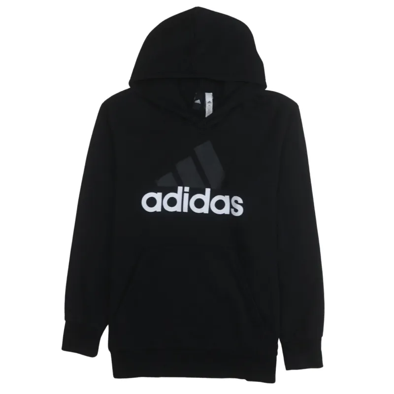 Adidas 90's Spellout Pullover Hoodie XXLarge (2XL) Black sold by Vintage Club