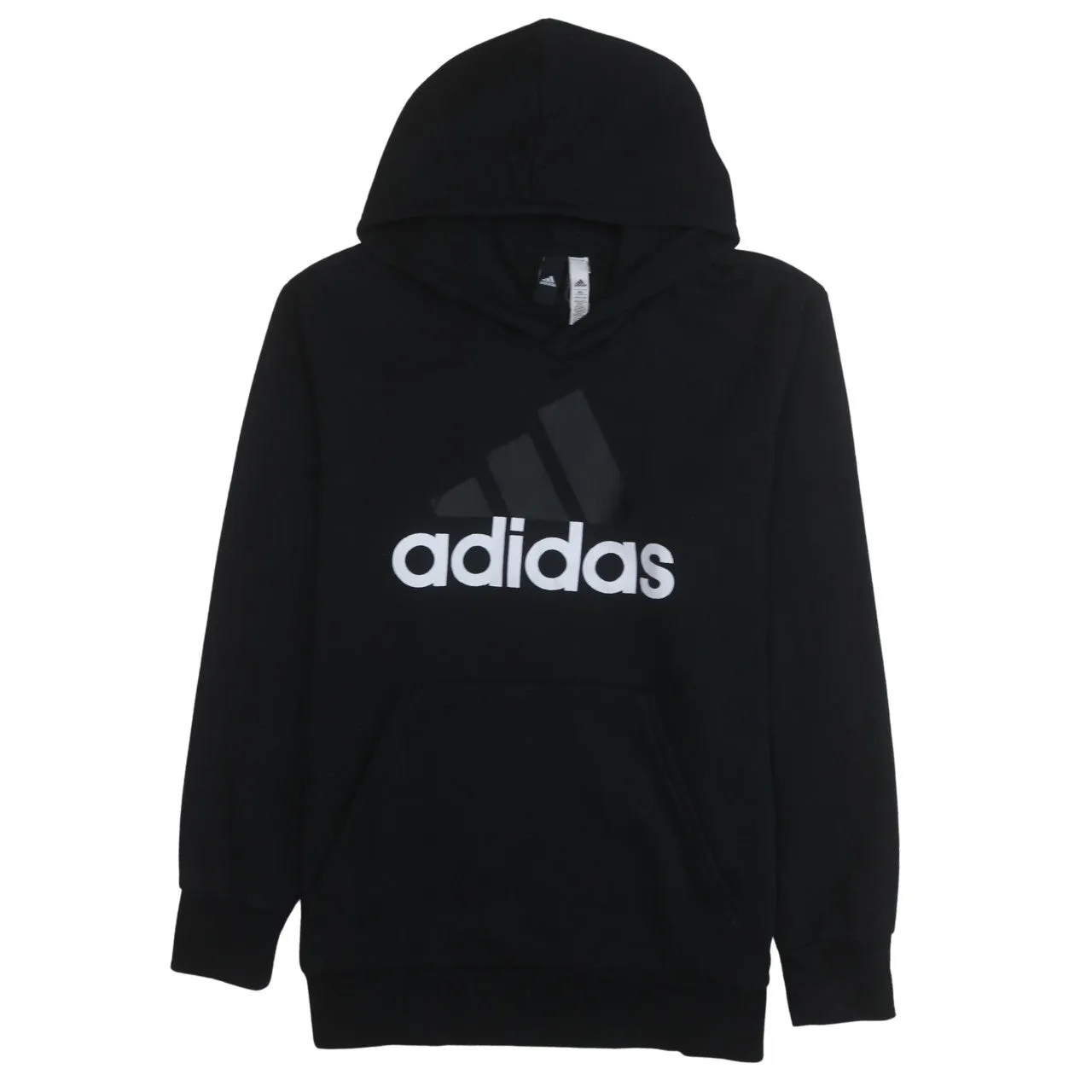 Adidas 90's Spellout Pullover Hoodie XXLarge (2XL) Black sold by Vintage Club