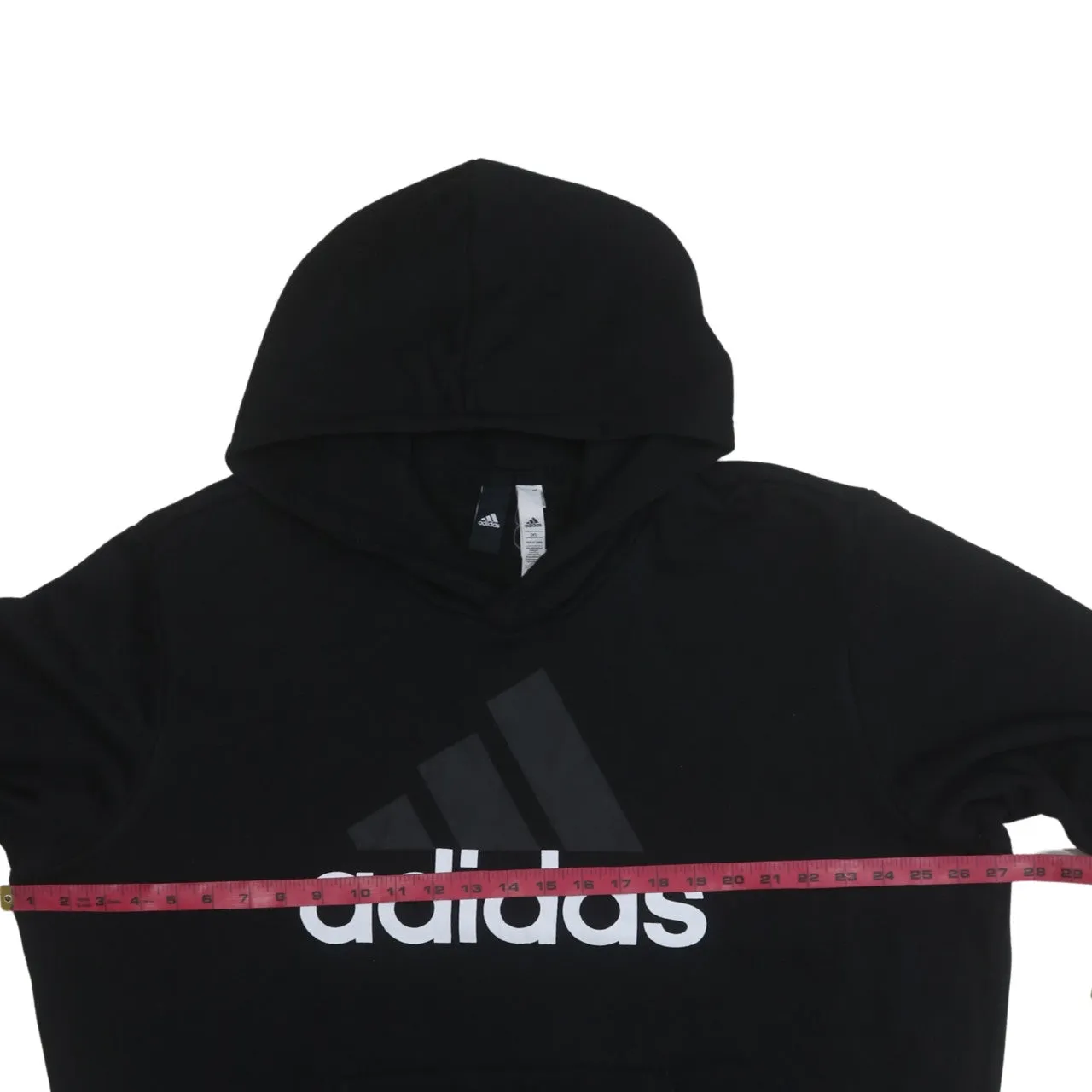 Adidas 90's Spellout Pullover Hoodie XXLarge (2XL) Black sold by Vintage Club product image thumbnail 5