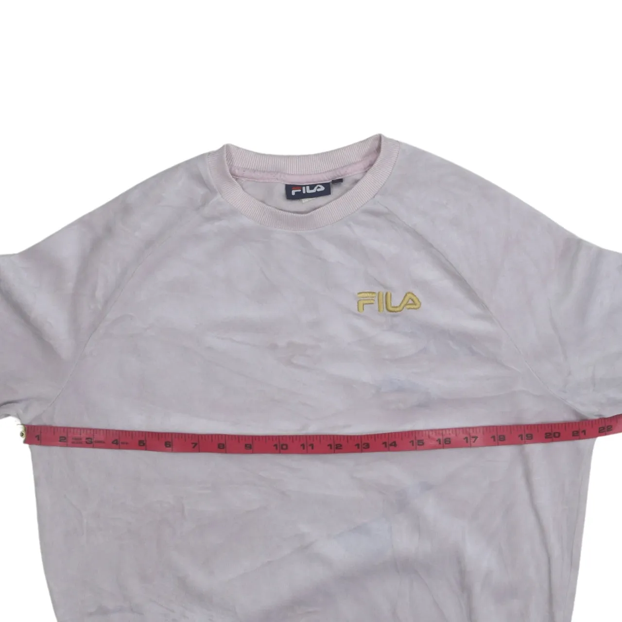 Fila 90's Lightweight Crew Neck Sweatshirt Small Pink sold by Vintage Club product image thumbnail 5
