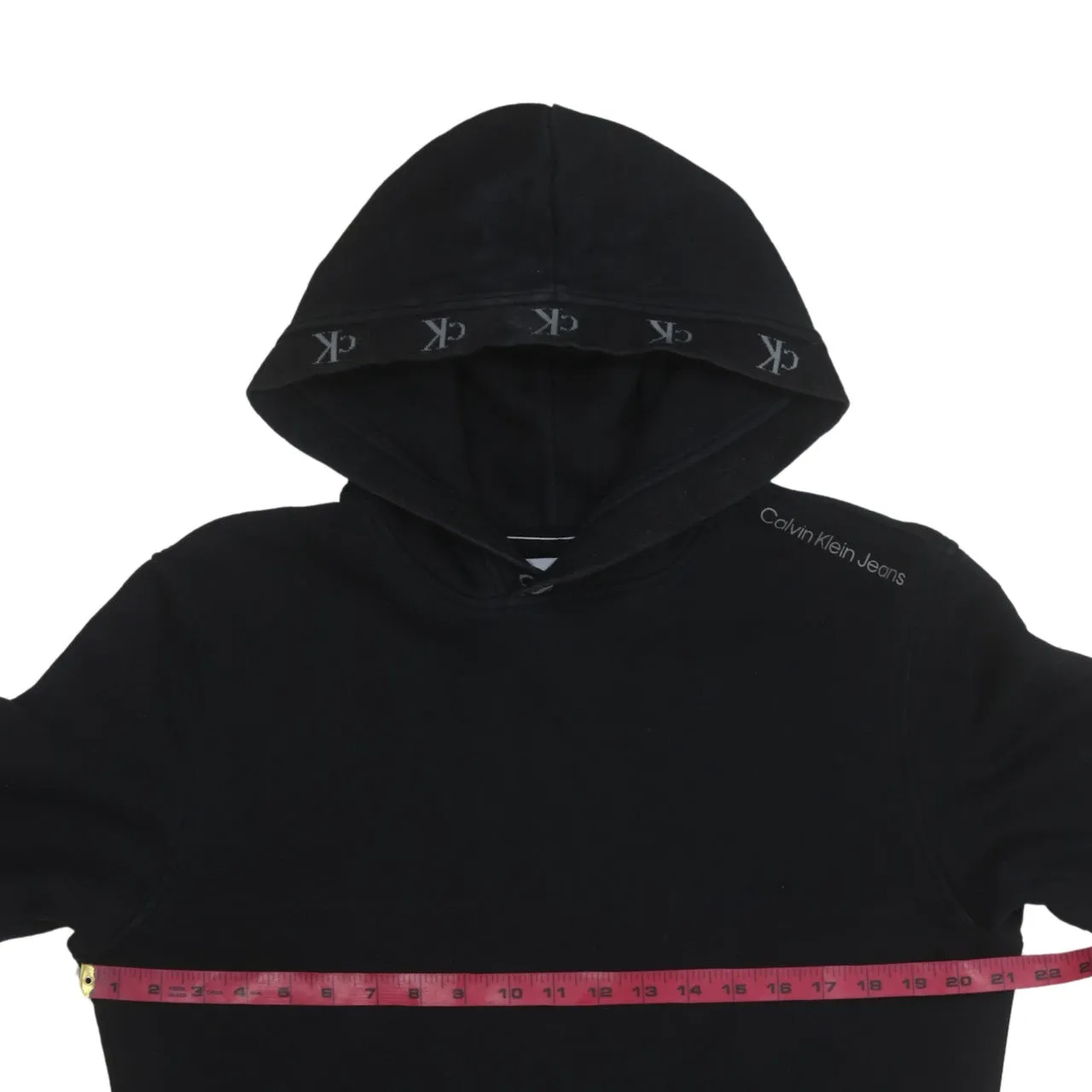 Calvin Klein 90's Plain Pullover Hoodie Small Black sold by Vintage Club product image thumbnail 5