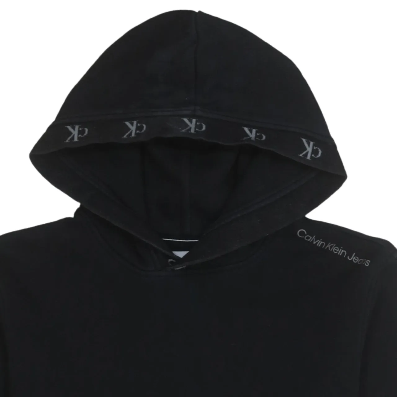 Calvin Klein 90's Plain Pullover Hoodie Small Black sold by Vintage Club product image thumbnail 3