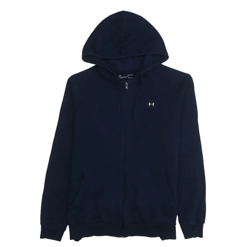 Under Armour 90's Lightweight Full Zip Up Hoodie Medium Navy Blue sold by Vintage Club