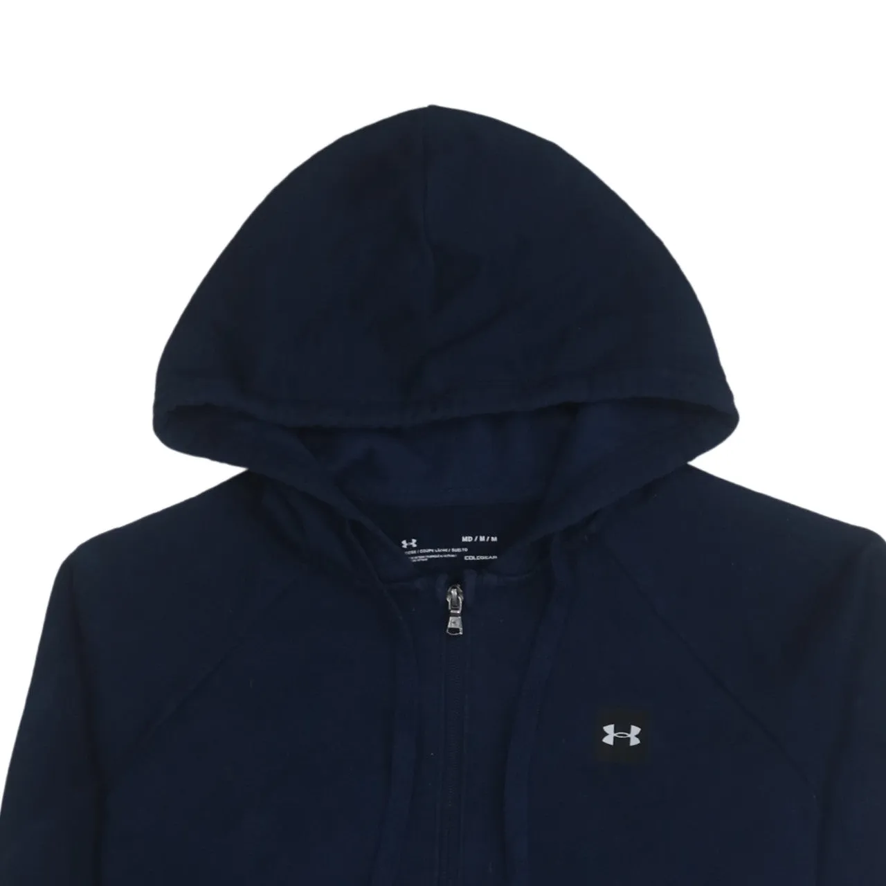 Under Armour 90's Lightweight Full Zip Up Hoodie Medium Navy Blue sold by Vintage Club product image thumbnail 3