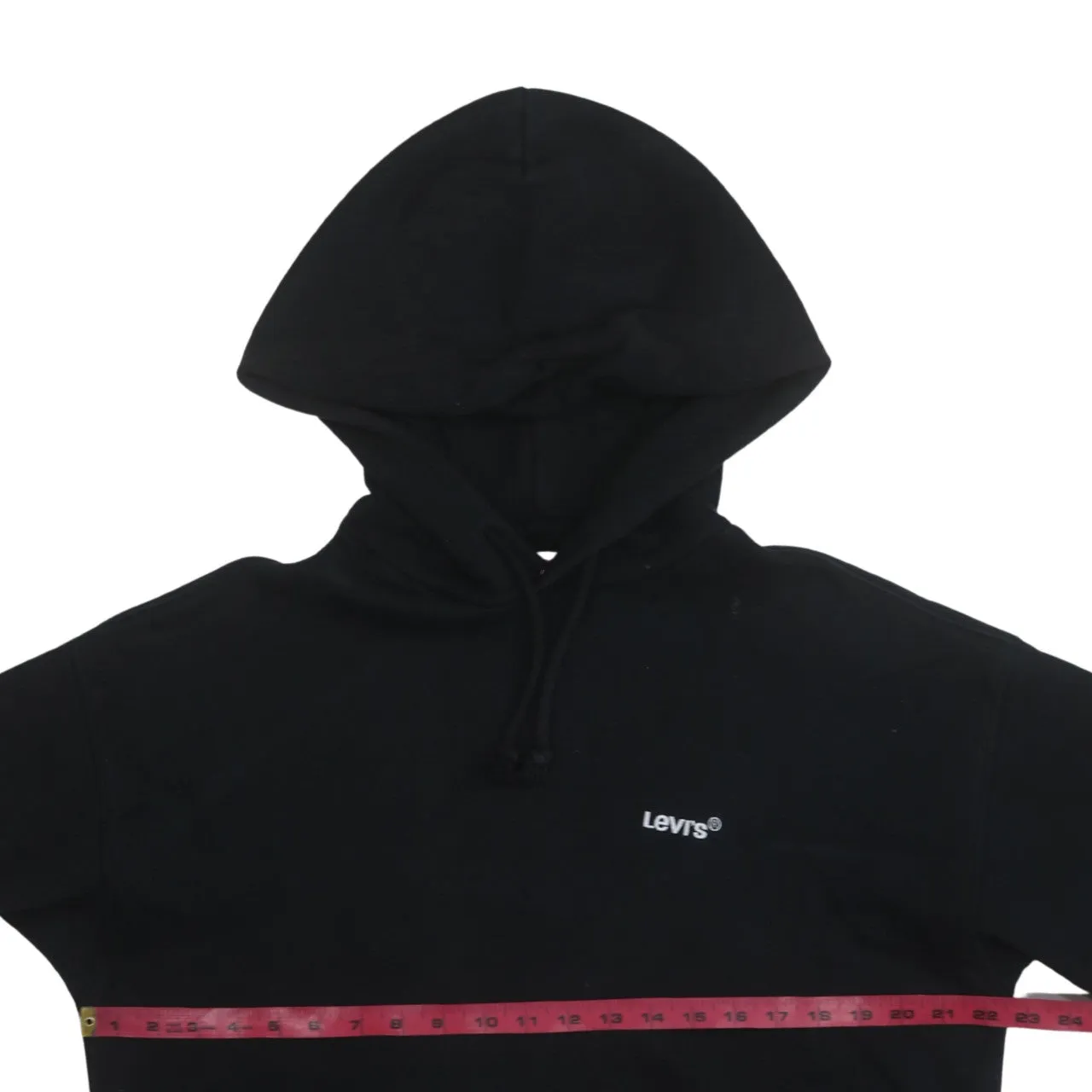 Levi's 90's Drawstring Pockets Pullover Hoodie Small Black sold by Vintage Club product image thumbnail 5