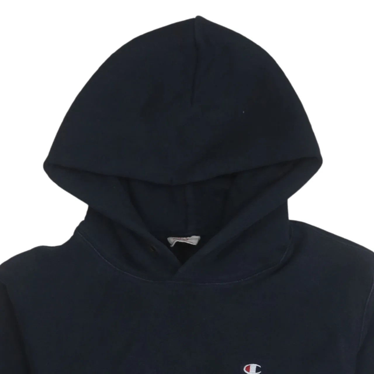 Champion 90's Drawstring Pockets Pullover Hoodie Large Navy Blue sold by Vintage Club product image thumbnail 3
