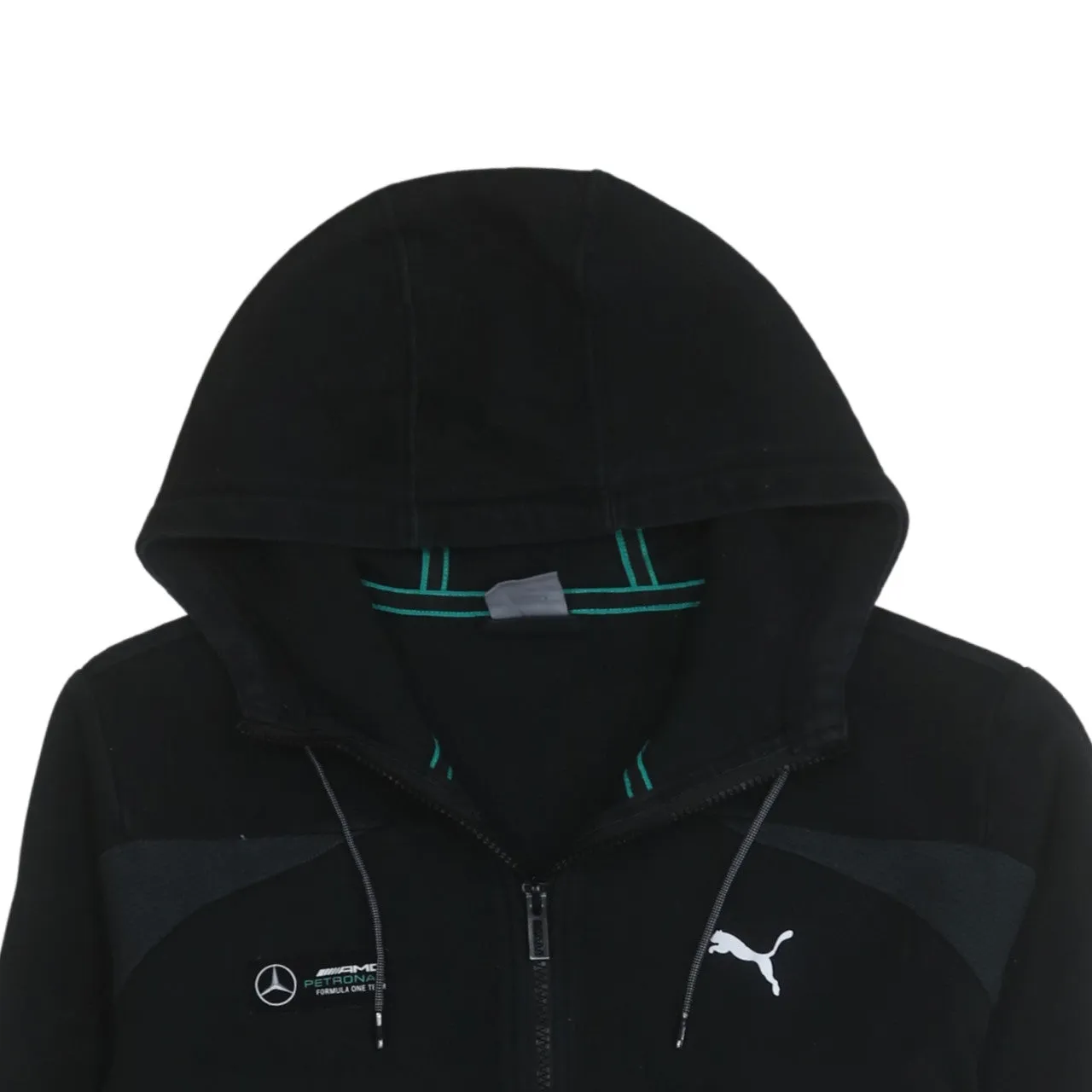 Puma 90's Sportswear Full Zip Up Hoodie Large Black sold by Vintage Club product image thumbnail 3
