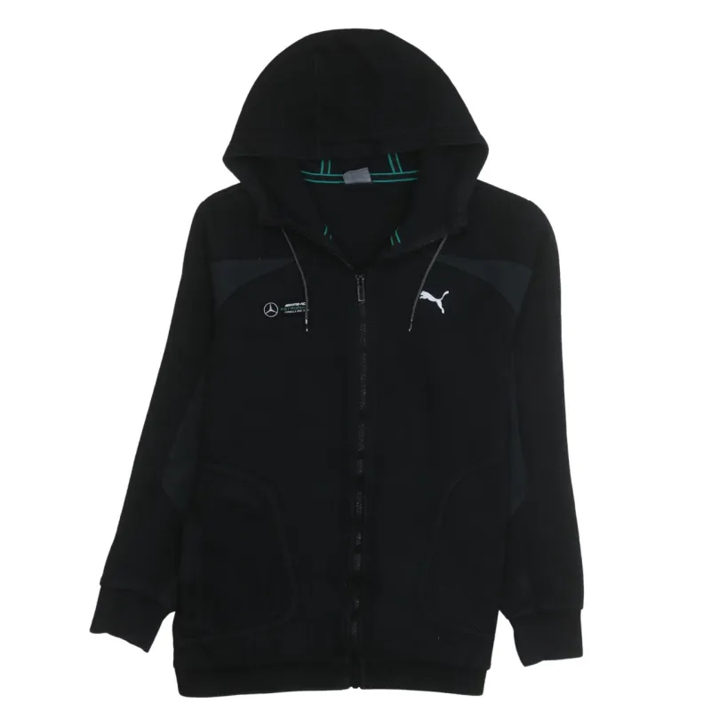 Puma 90's Sportswear Full Zip Up Hoodie Large Black sold by Vintage Club