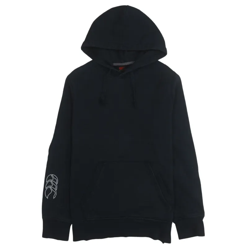 CANTERBURY 90's Drawstring Pockets Pullover Hoodie Medium Black sold by Vintage Club