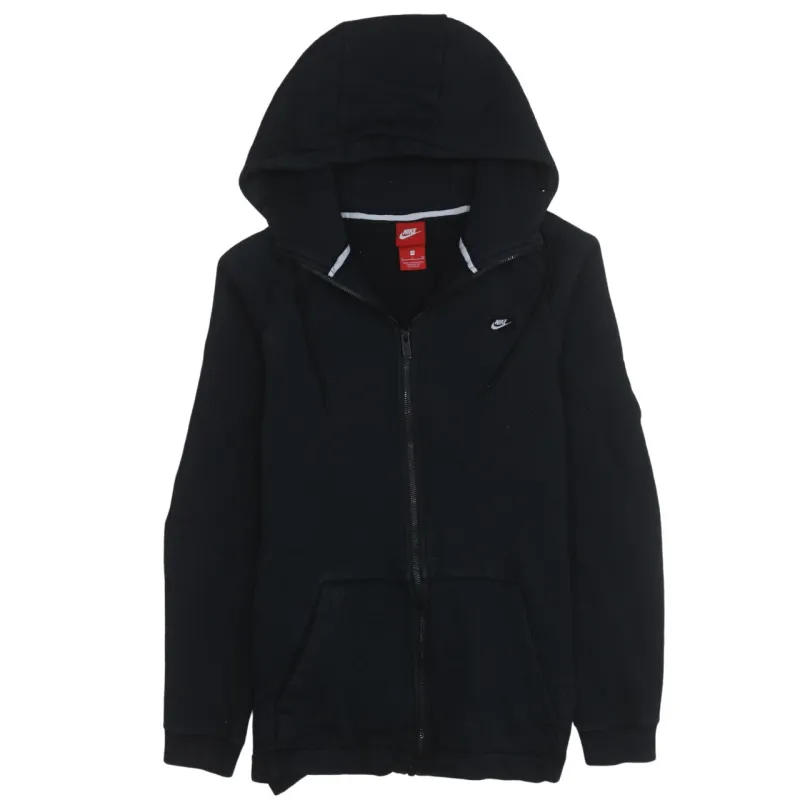 Nike 90's Swoosh Full Zip Up Hoodie Small Black sold by Vintage Club