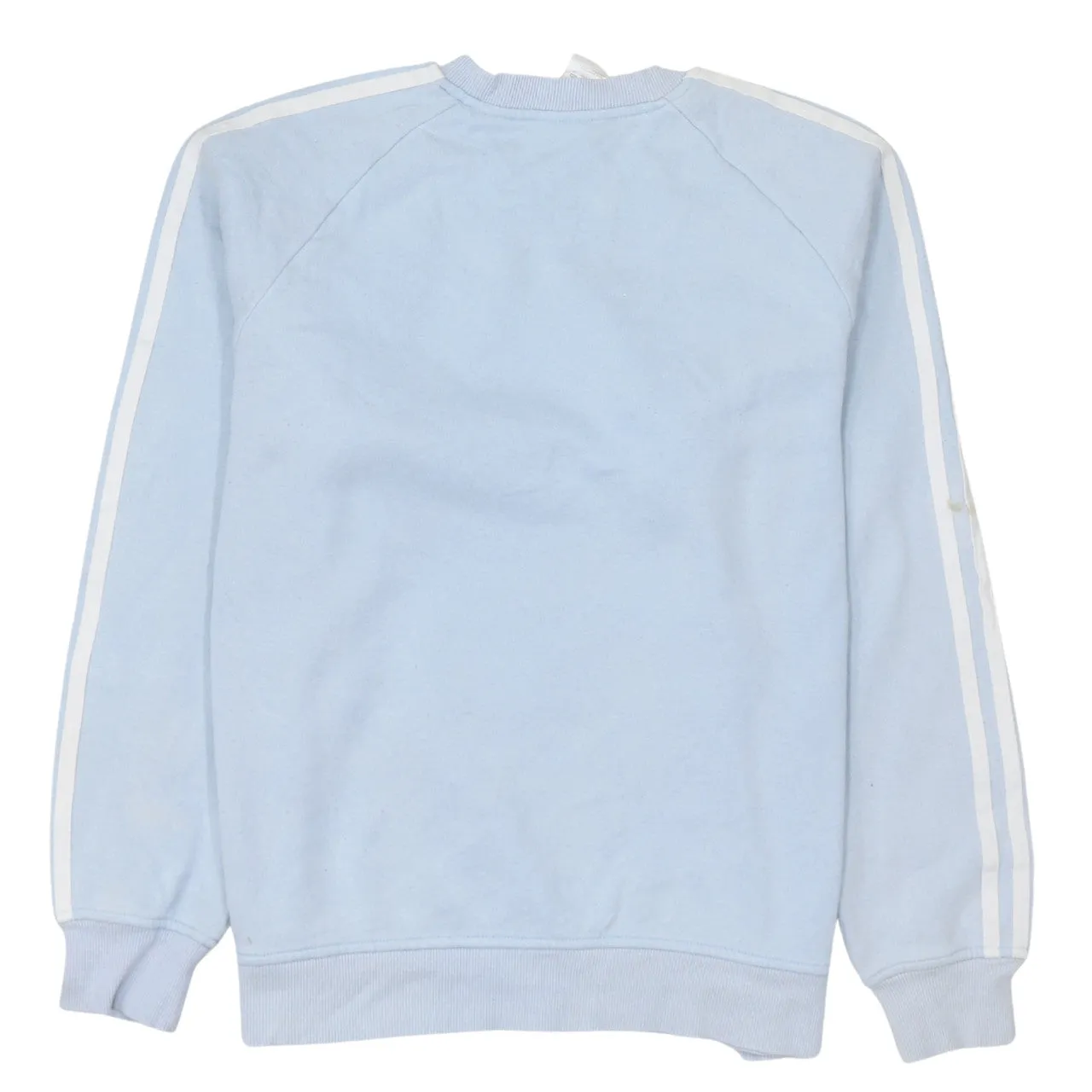 Adidas 90's Striped Sleeve Crew Neck Sweatshirt Large Blue sold by Vintage Club product image thumbnail 2