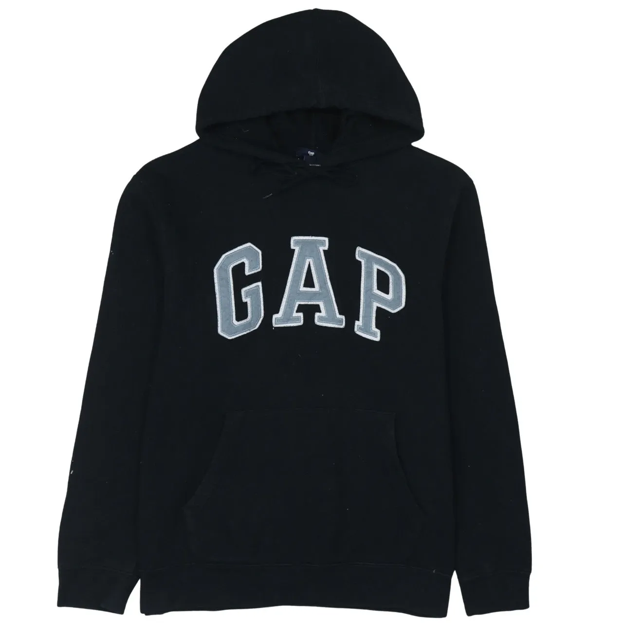 Gap 90's Spellout Pullover Hoodie Large Black sold by Vintage Club