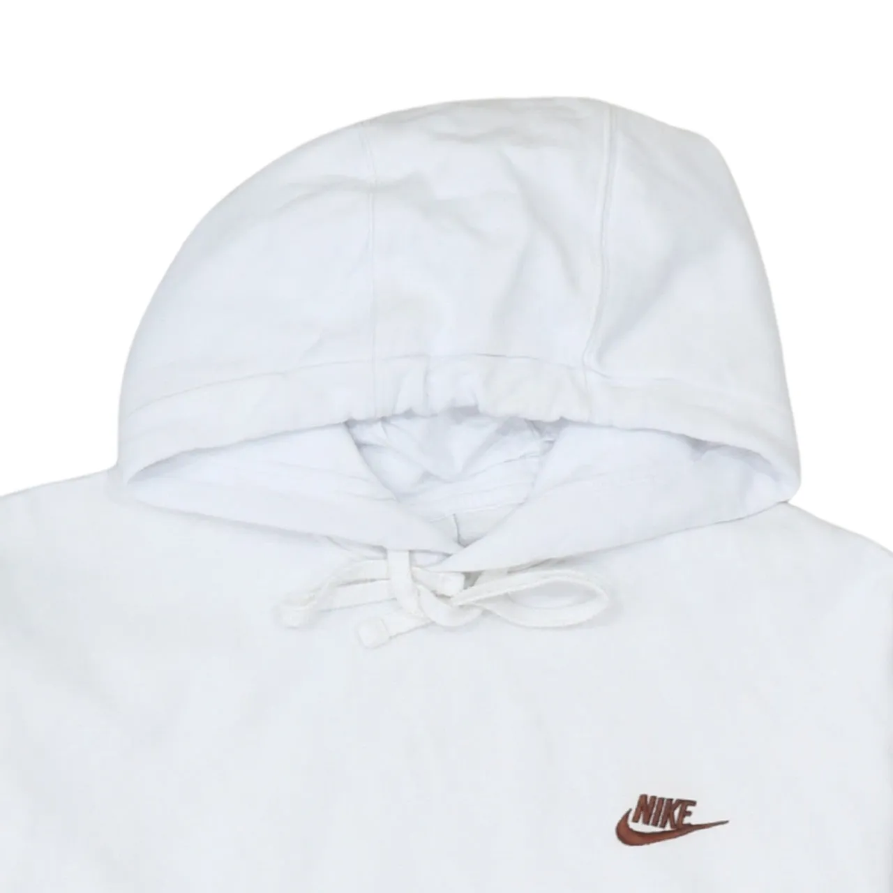 Nike 90's Swoosh Pullover Hoodie Medium White sold by Vintage Club product image thumbnail 3