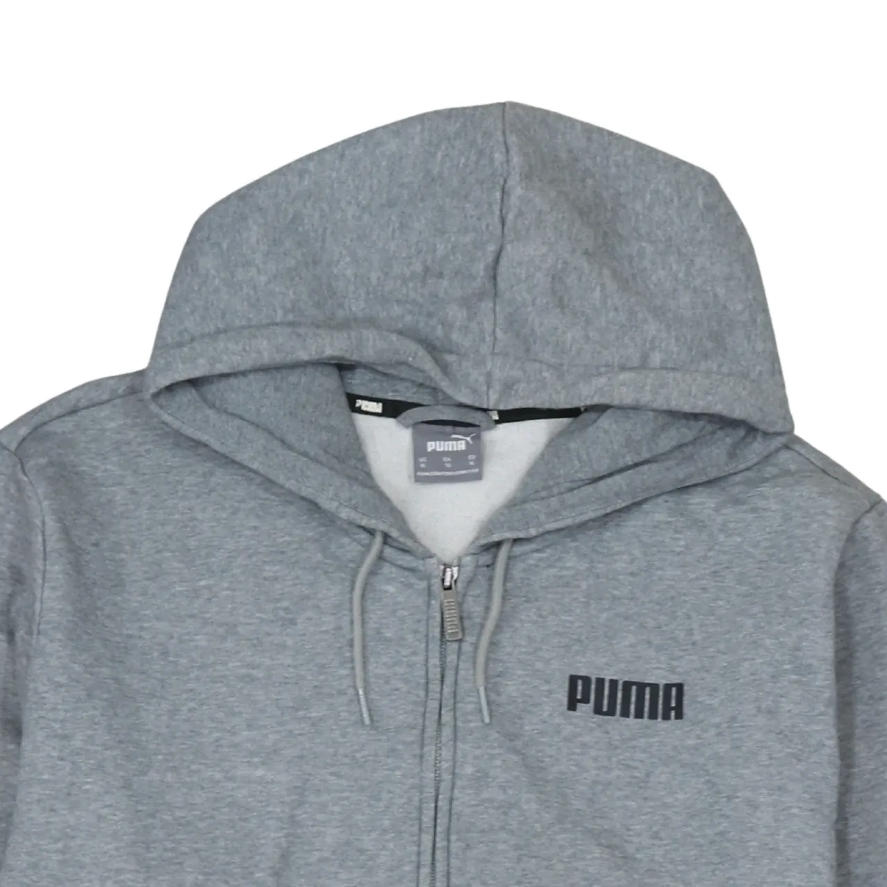 Puma 90's Drawstring Pockets Full Zip Up Hoodie XLarge Grey sold by Vintage Club product image thumbnail 3