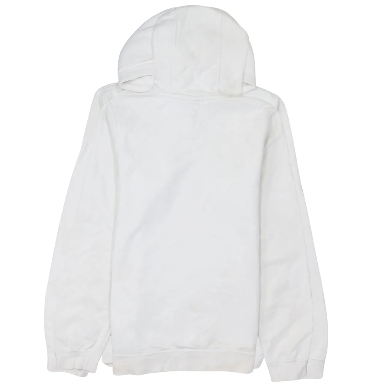 Nike 90's Center Middle Swoosh Pullover Hoodie Small White sold by Vintage Club product image thumbnail 2