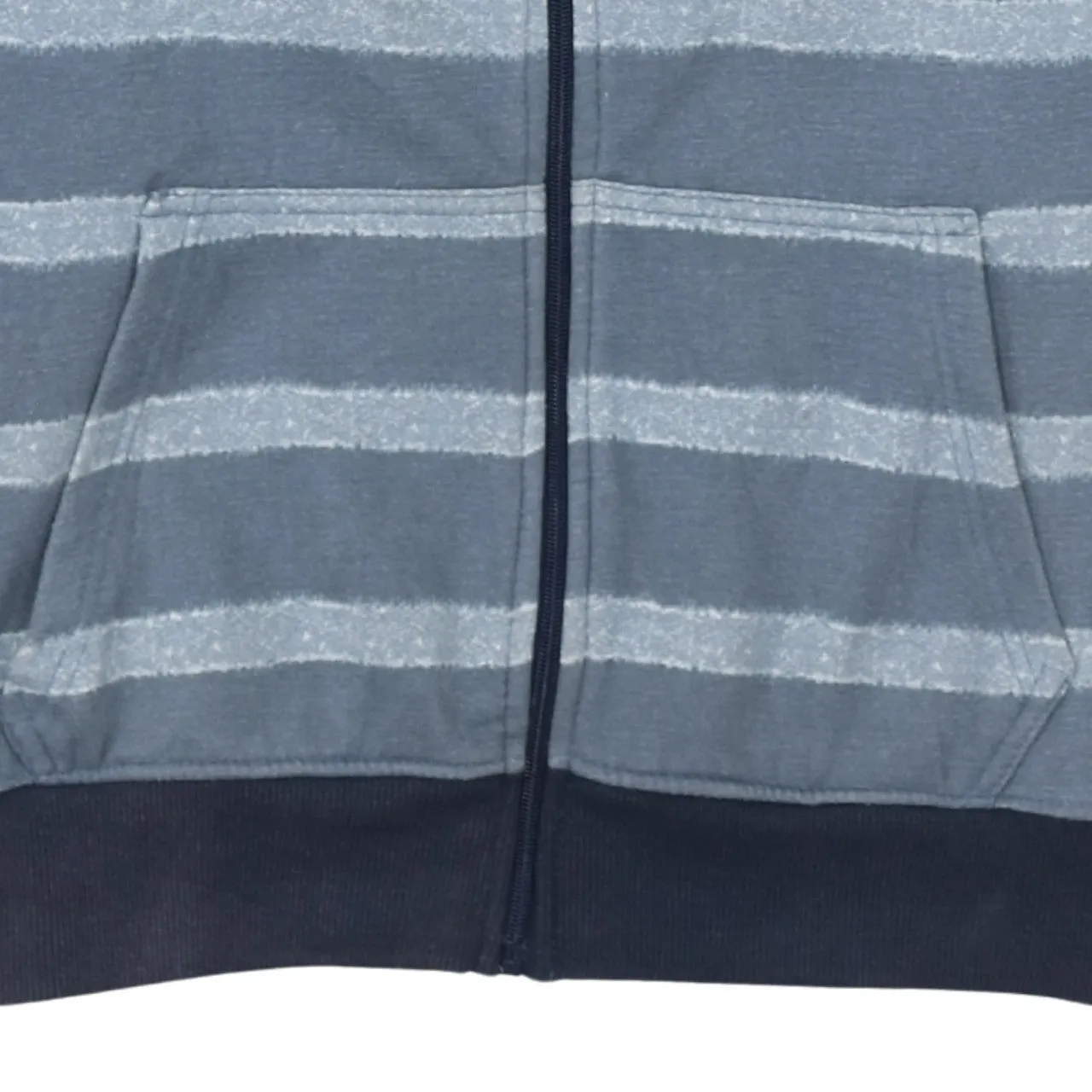 Lee Cooper Blue Stripe Hoodie Women’s 2XL Embroidered Chest Logo Zip Fleece Sweatshirt sold by Vintage Club product image thumbnail 4