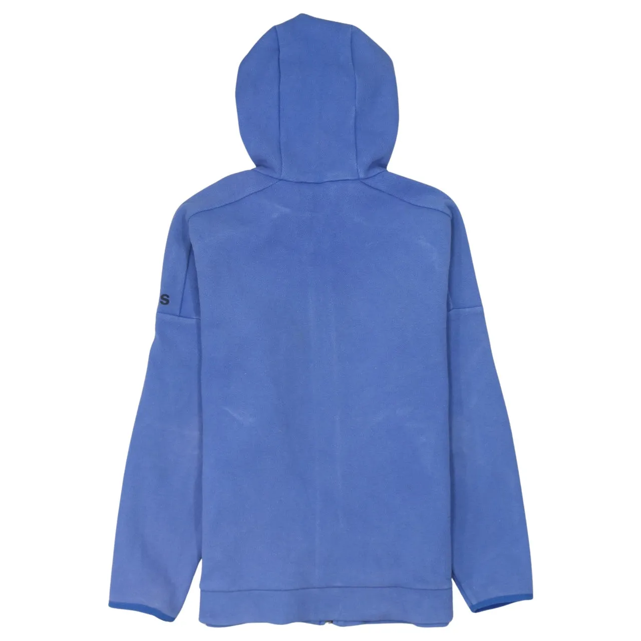 Adidas 90's Sportswear Full Zip Up Hoodie Medium Blue sold by Vintage Club product image thumbnail 2