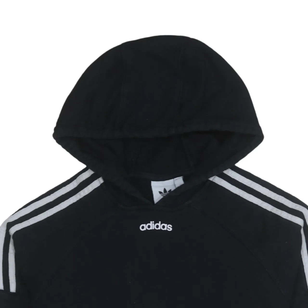 Adidas 90's Spellout Pullover Hoodie XSmall Black sold by Vintage Club product image thumbnail 3