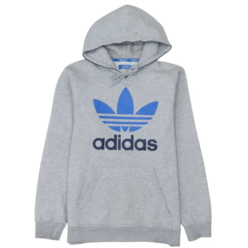 Adidas 90's Spellout Pullover Hoodie Medium Grey sold by Vintage Club