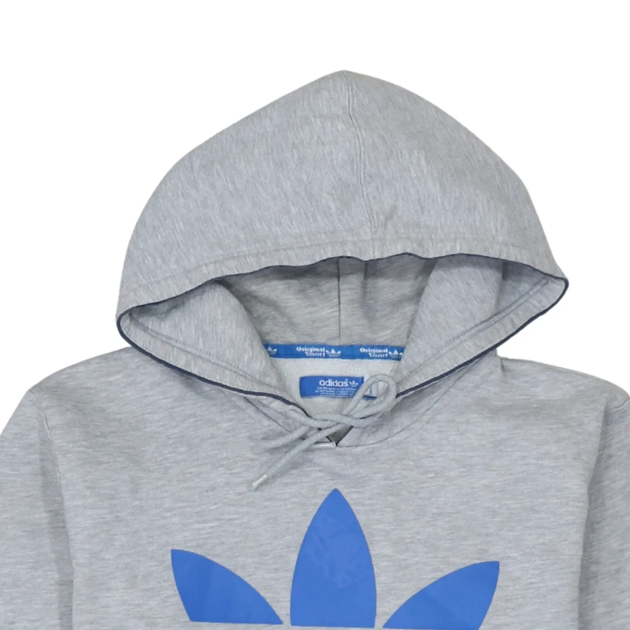 Adidas 90's Spellout Pullover Hoodie Medium Grey sold by Vintage Club product image thumbnail 3