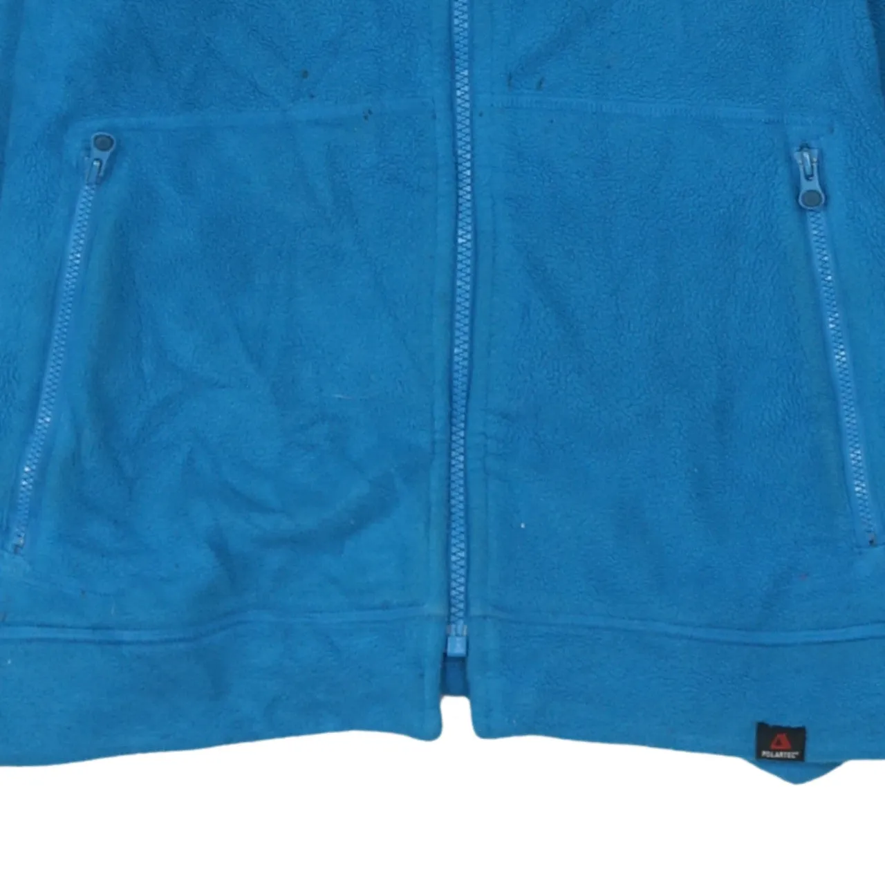 The North Face Blue Fleece Jacket Women’s Medium Full Zip Embroidered Logo Pockets Outerwear sold by Vintage Club product image thumbnail 4