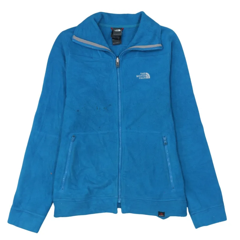 The North Face Blue Fleece Jacket Women’s Medium Full Zip Embroidered Logo Pockets Outerwear sold by Vintage Club