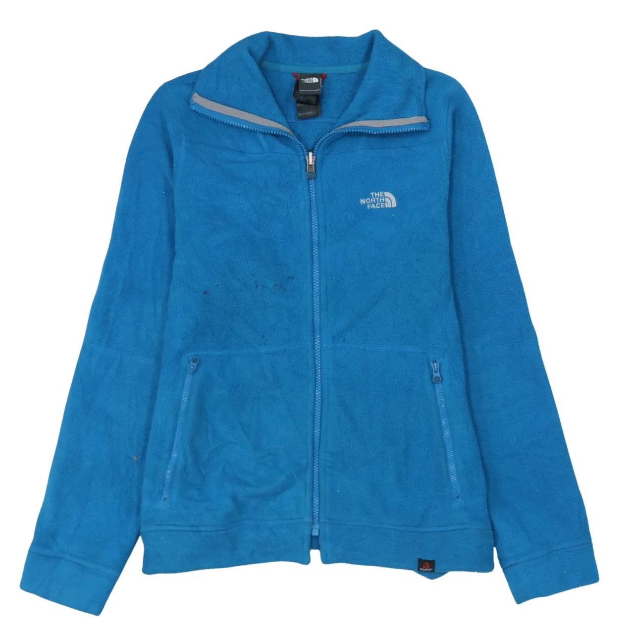 The North Face Blue Fleece Jacket Women’s Medium Full Zip Embroidered Logo Pockets Outerwear sold by Vintage Club