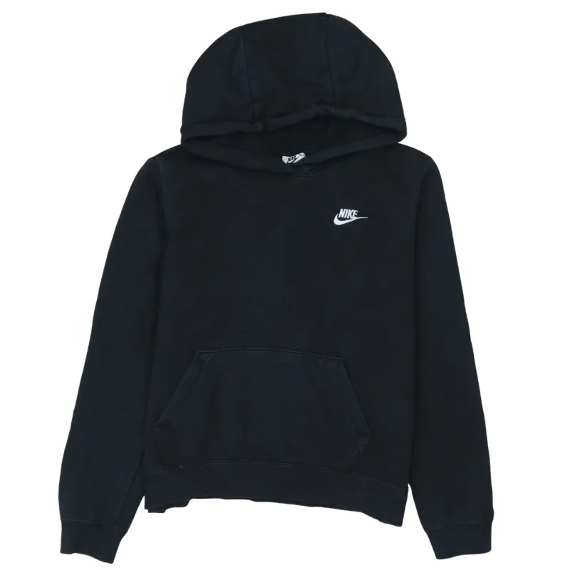 Nike 90's Swoosh Pullover Hoodie Medium Black sold by Vintage Club