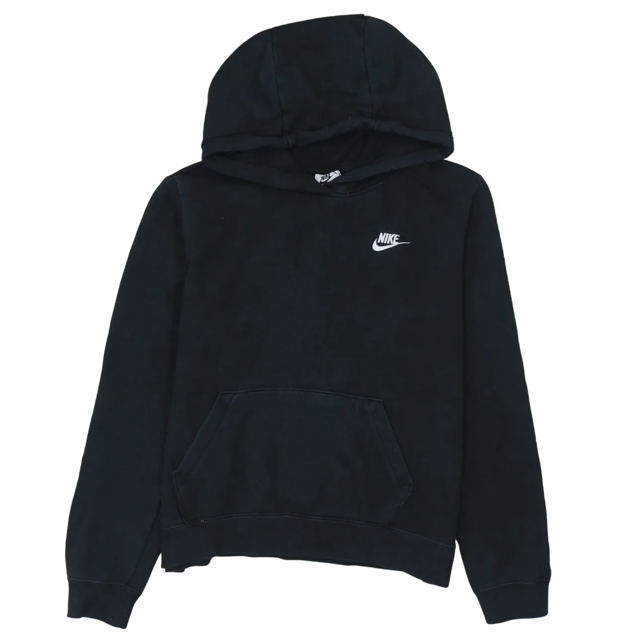 Nike 90's Swoosh Pullover Hoodie Medium Black sold by Vintage Club