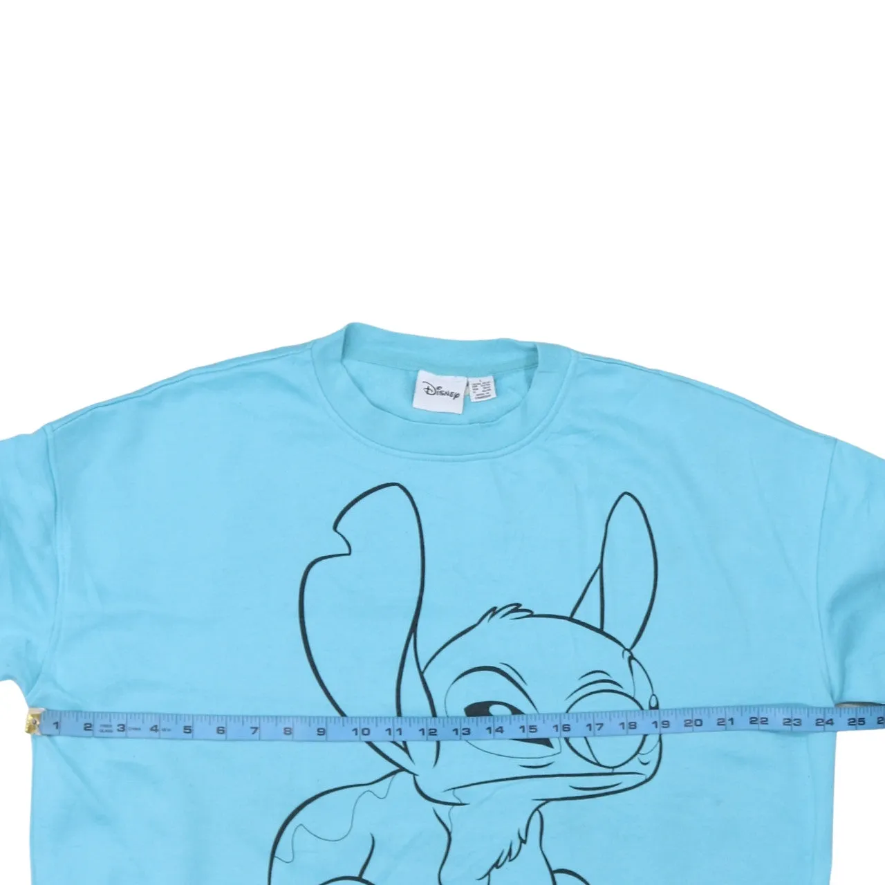 Disney 90's Stitch Crew Neck Sweatshirt Large Blue sold by Vintage Club product image thumbnail 5