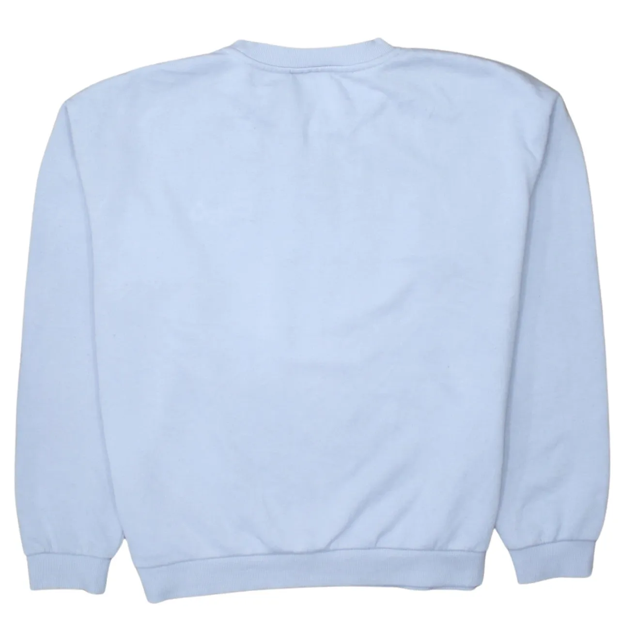 Fila Light Blue Sweatshirt Women’s XLarge Embroidered Chest Logo Crewneck Pullover Fleece Top sold by Vintage Club product image thumbnail 2