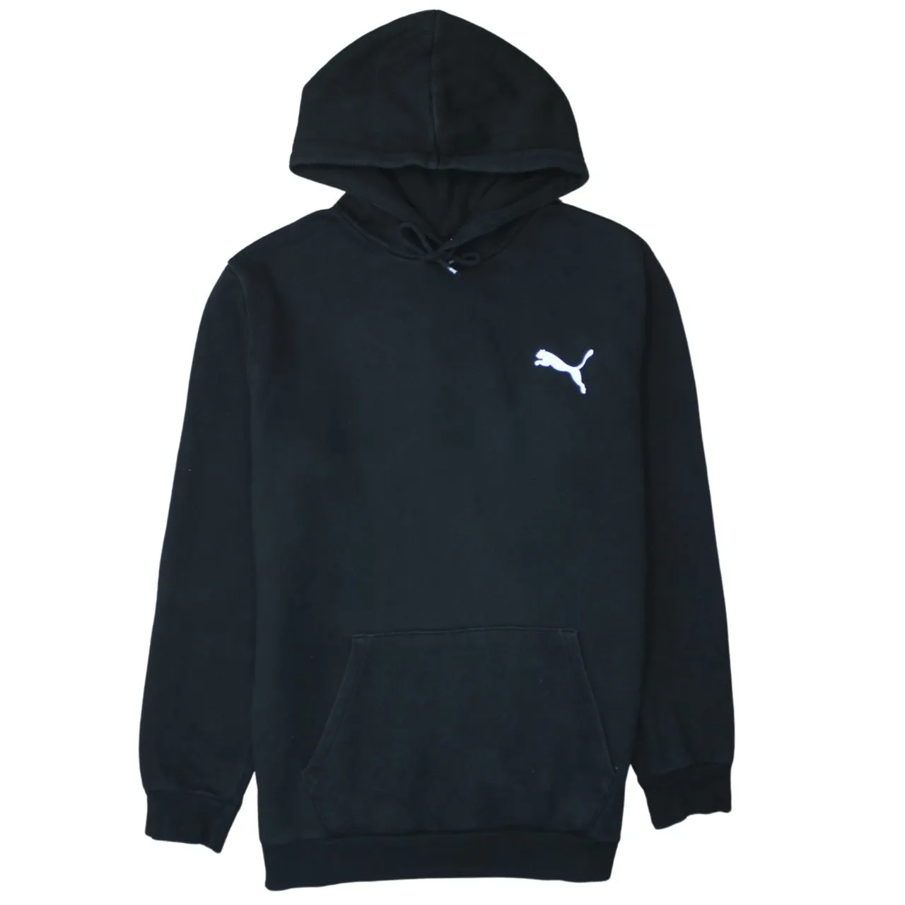 Puma 90's Drawstring Pockets Pullover Hoodie Small Black sold by Vintage Club